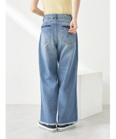 earth music&ecology サイドラインデニムパンツ