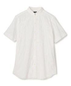 JOSEPH HOMME ドビーチェックストレッチ　ウイングカラー半袖シャツ