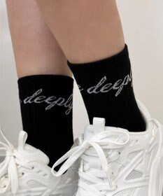 WEGO メッセージロゴソックス