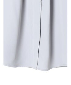 earth music&ecology ノーカラーフロントタックブラウス