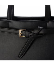 UNBILLION カシュカシュ cachecache / ベルトディテールサイドジップA4トート