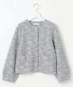 ANY SIS S ネップツイード ジャケット