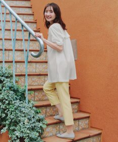 Tiaclasse L 【おのののかさん着用】「サマケア」バックヨークフリルチュニック