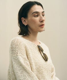 UNFILO L テープヤーンニット プルオーバー