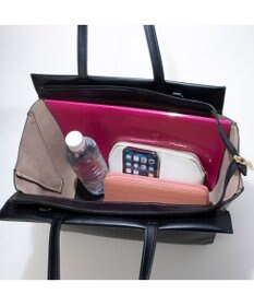 UNBILLION カシュカシュ cachecache / ベルトディテールサイドジップA4トート