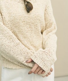 UNFILO L テープヤーンニット プルオーバー