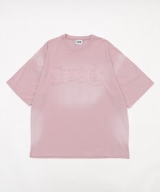 WEGO 【ユニセックス着用ITEM】ダメージアップリケグラフィックT（SS）