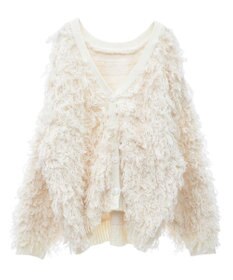 Green Parks フリンジニットカーディガン