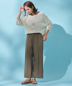 ANY 【洗濯機可能】ドライタッチニットプルオーバー