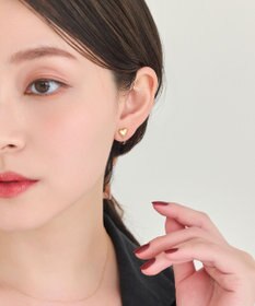 Phoebe 【痛くないシリーズ/金属アレルギー対応】ニュアンスハートライトフィットイヤリング　ゴールド