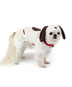 PET PARADISE スヌーピー なりきり ベロア ロンパース 【中型犬】