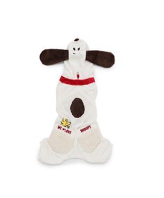 PET PARADISE スヌーピー なりきり ベロア ロンパース 【中型犬】