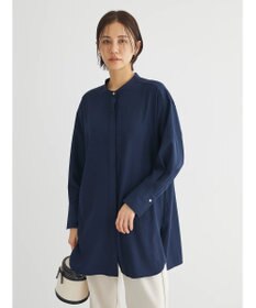 Green Parks イージーケア　比翼ボタンチュニック