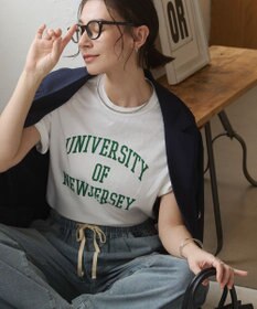 WEGO 【ANGIE VINTAGE】カレッジロゴプリントTee