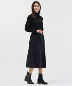 J.PRESS LADIES L ノルディス2wayジョーゼット プリーツ スカート