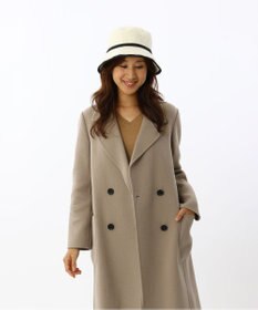 AURORA LANVIN en Bleu ランバン オン ブルー ボアバケットハット