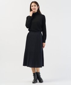 J.PRESS LADIES L ノルディス2wayジョーゼット プリーツ スカート