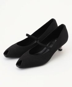 steppi 【洗える/撥水】オープントゥ パンプス