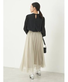 earth music&ecology マジョリカプリーツブラウス