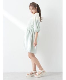 earth music&ecology ハーフＺＩＰミニワンピース