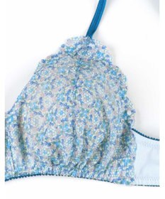 une nana cool MADE WITH LIBERTY FABRIC 【綿混】三角レース