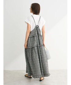 Green Parks ・Ｐｅｔｉｔ　Ｆｌｅｕｒ　チェックティアードキャミワンピ