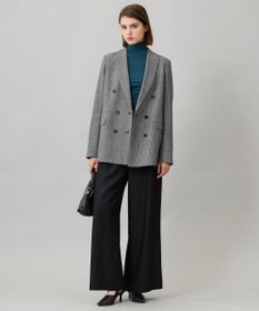 ICB 【洗える】 パウダリーチュール ハイネックトップス