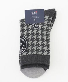 23区GOLF 【WOMEN】チェック柄 レギュラーソックス