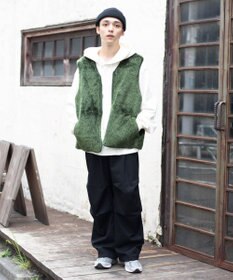 WEGO フェイクファーBIGベスト