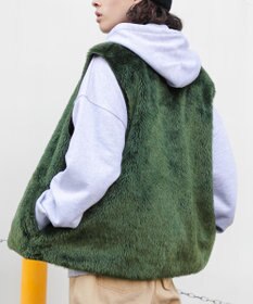 WEGO フェイクファーBIGベスト