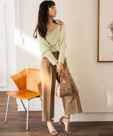 組曲 【WEB限定】CHAI ケーブルニットカーディガン