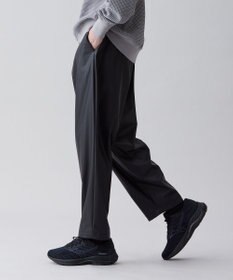 UNFILO MENS 【ストレッチ】レザーライク ワイドパンツ [23年春夏商品]