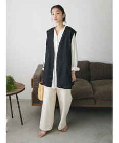 CRAFT STANDARD BOUTIQUE 【キナリノ別注】リネンレーヨンジレベスト