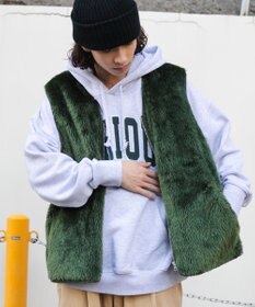 WEGO フェイクファーBIGベスト