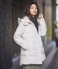 ANY 【洗濯機可/フード取り外し可能/撥水】楽映えリッチロング丈ダウン