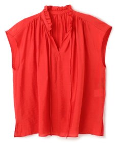 UNFILO ヴィンテージシアー ギャザーブラウス