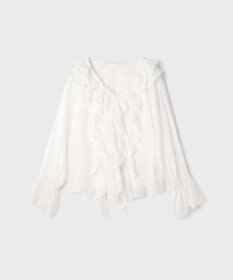 GRACE CONTINENTAL フリルブラウス