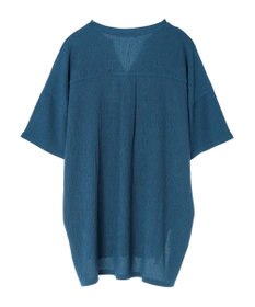 Green Parks ５分袖スキッパーカットチュニック