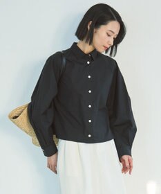 UNFILO コットンブロード フォルムシャツ