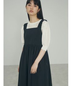 Green Parks ａ．肩ひもギャザーノースリワンピース