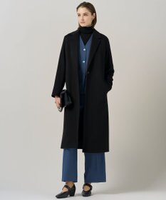 ICB 【裏起毛】 ウォームサテン カーディガンブラウス