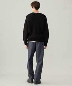 UNFILO MENS 【男女兼用】ウールポップコーン クルーネック ニット