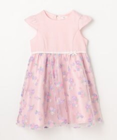 ANY KIDS 花柄刺繍ワンピース