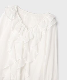 GRACE CONTINENTAL フリルブラウス