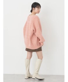 earth music&ecology フワフワＭＩＸヤーンカーディガン