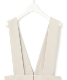 ICB 【洗える】ライトダブルクロス ジャンパースカート