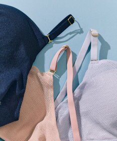 une nana cool 【リニューアル】364ブラ メッシュ ノンワイヤーブラ