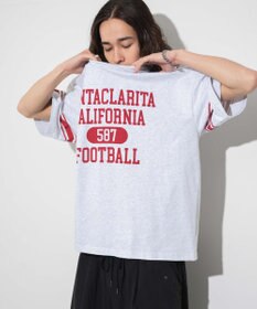 WEGO 【ユニセックス着用ITEM/手洗い可/MLサイズ】フットボールBIG　T（S）