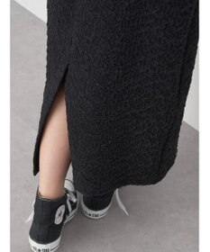 earth music&ecology ふくれジャガードナロースカート