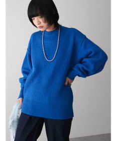 Green Parks 洗える　アゼ編みニットプルオーバー